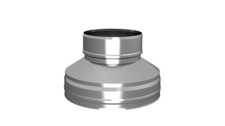 Переходник ф 250х150, Оц/0,5мм, h=180мм
